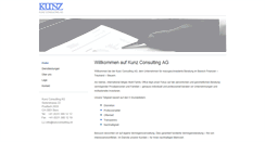 Desktop Screenshot of kunzconsulting.ch