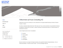 Tablet Screenshot of kunzconsulting.ch